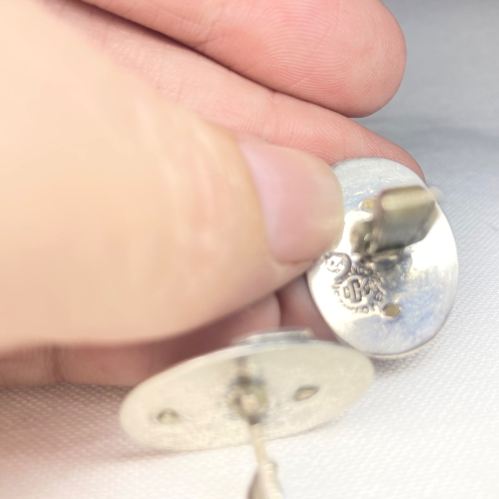 Solid Sterling Silver, Taxco Deer, Crushed Stone … - image 3